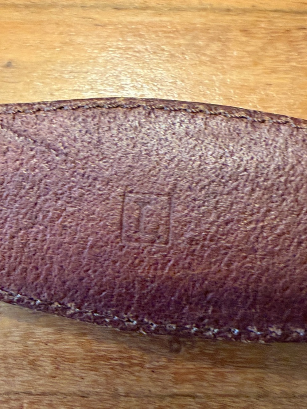 Fossil Southwestern Brown Leather Belt Silver Hardware 2010s (GUC) - Picture 9 of 12